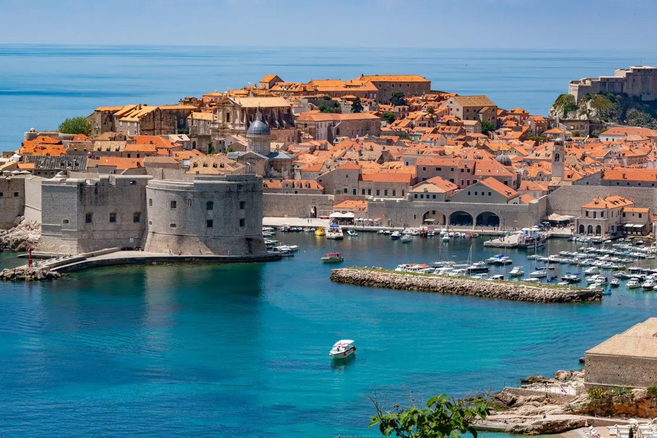 Dubrovnik's old town by the sea